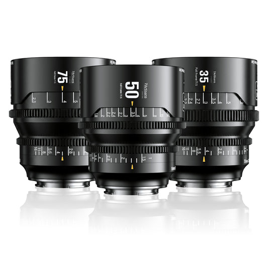 MF 35mm/50mm/75mm T1.5 Full Frame Cine Lens for E/L/Z/RF