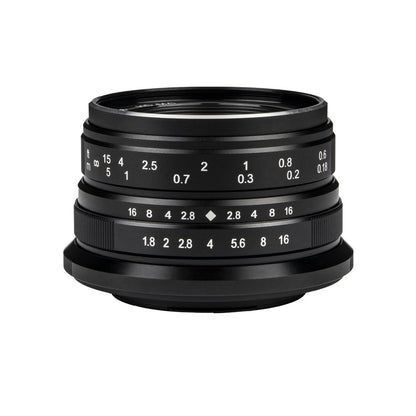 MF 25mm f/1.8 APS-C lens for E/M43/FX/Z
