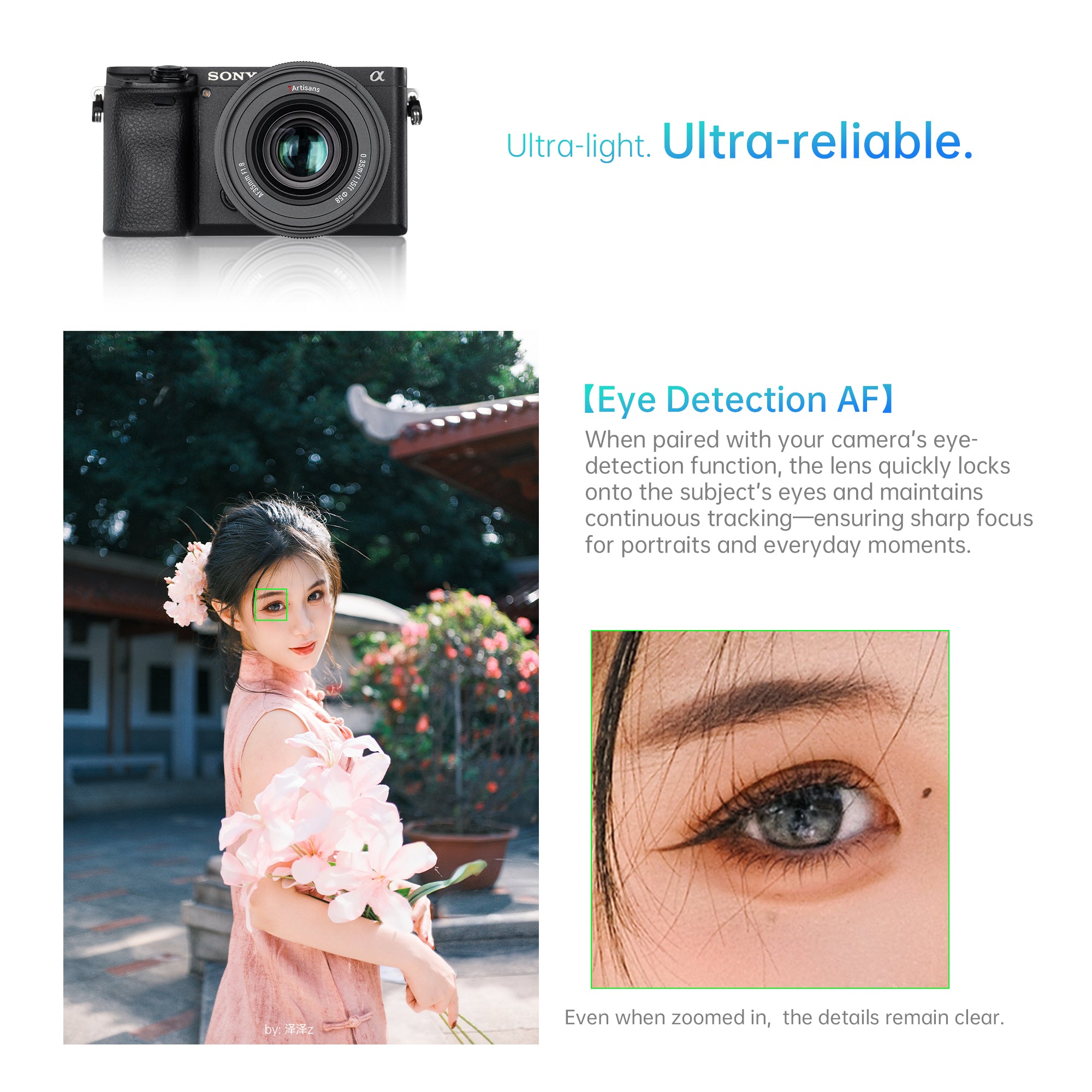 AF 25/35/50mm F1.8 APS-C Lens for E/FX – Official 7Artisans Store