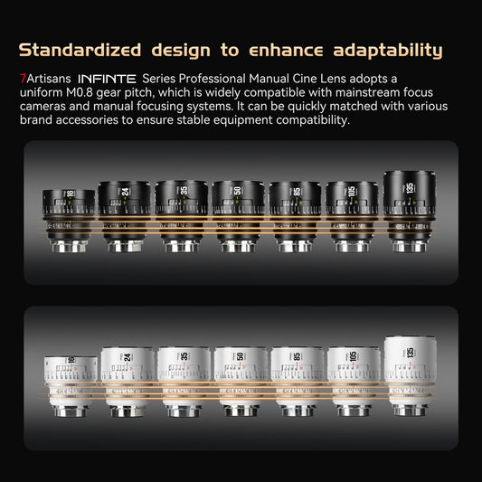 MF 16/ 24/ 35/ 50/ 85/ 105/ 135mm T2.1-2.5 Full Frame Cine Lens for EF/PL