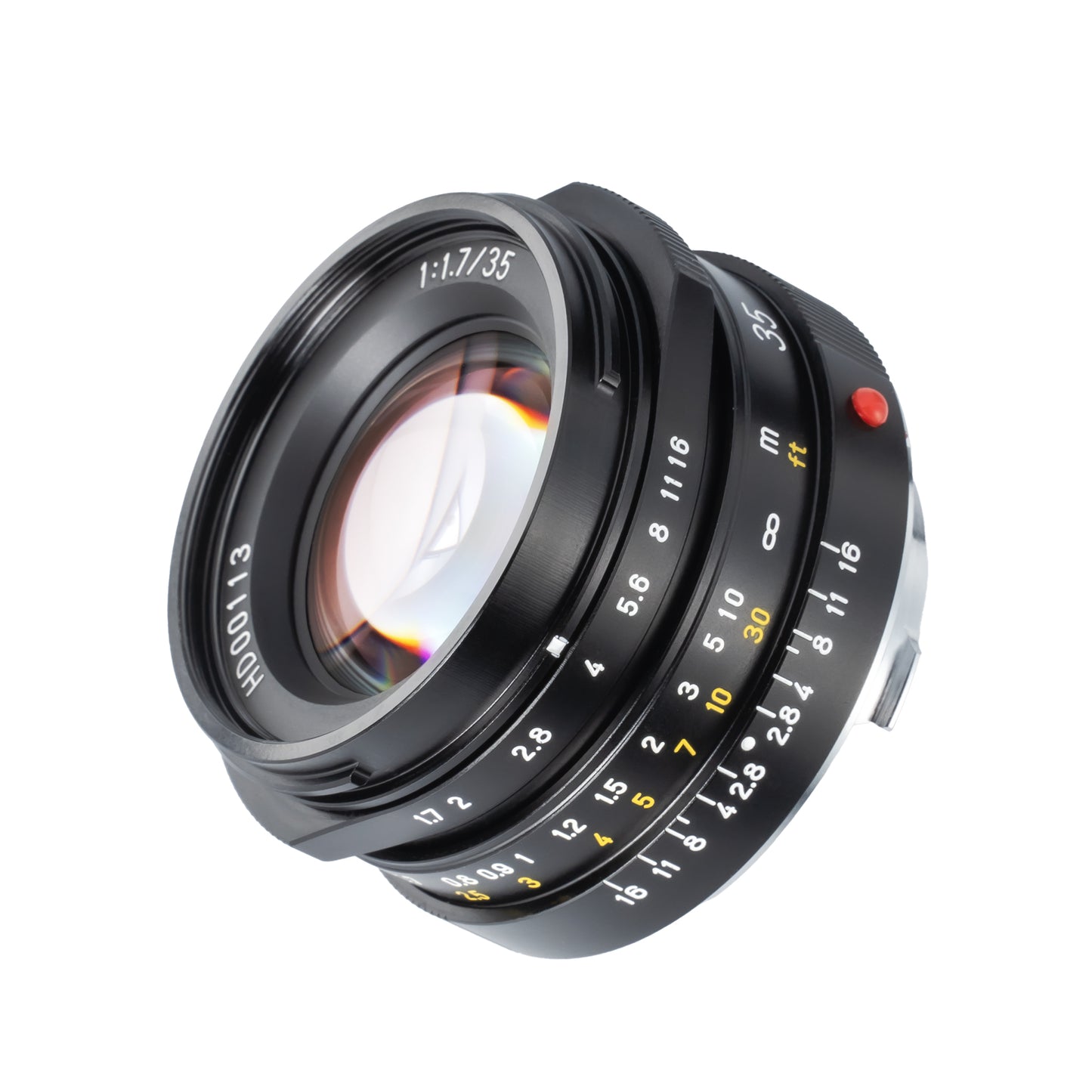 7Artisans × Seagull M 35mm F1.7 Full-frame lens for Leica M（Black）