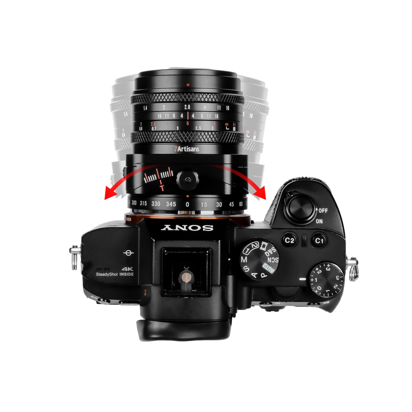 50mm F1.4 APS-C Tilt lens for E/FX/M43
