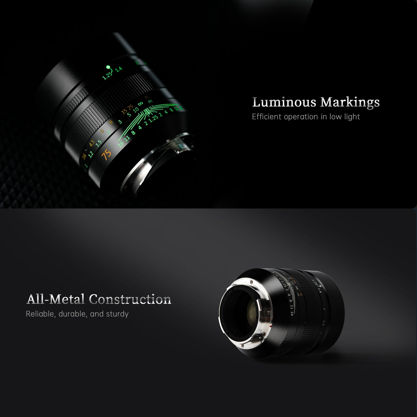 M75mm f/1.25 II Full-frame lens for Leica M