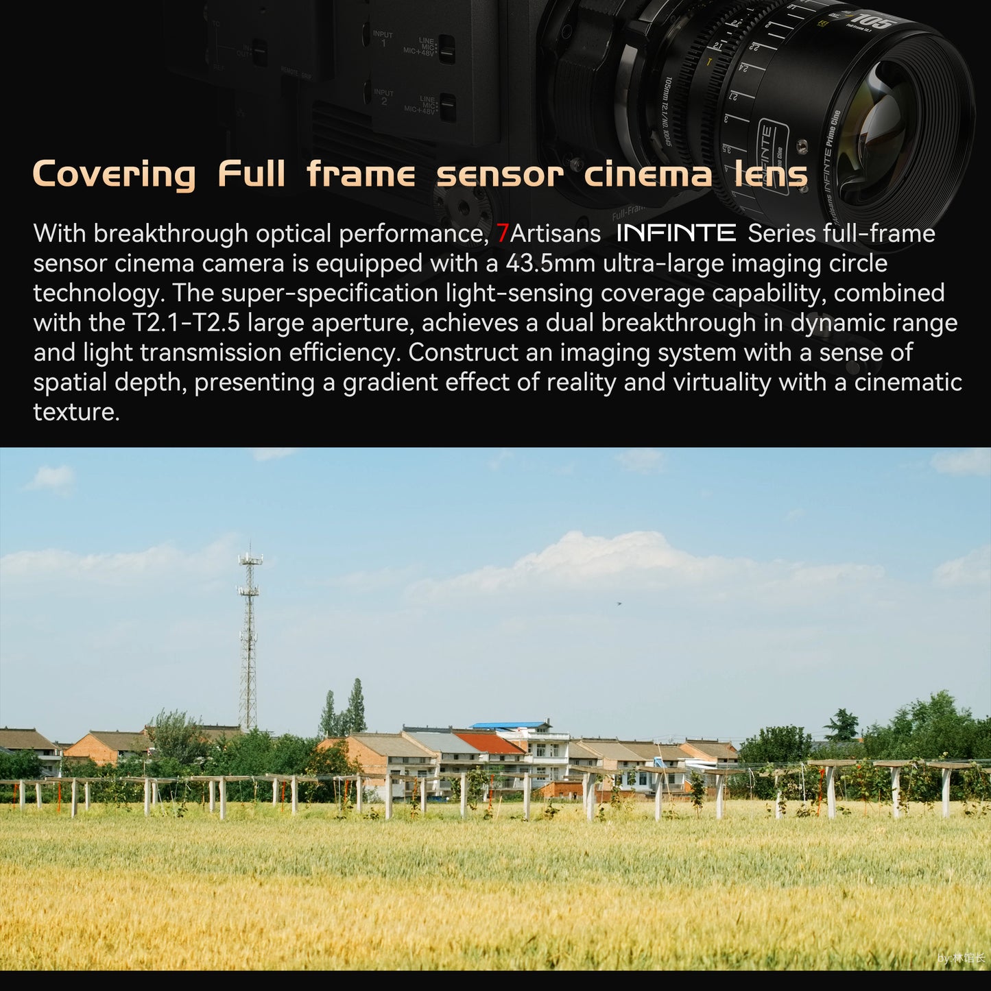 16/ 24/ 35/ 50/ 85/ 105/ 135mm T2.1-2.5 Full Frame Cine Lens for EF/PL