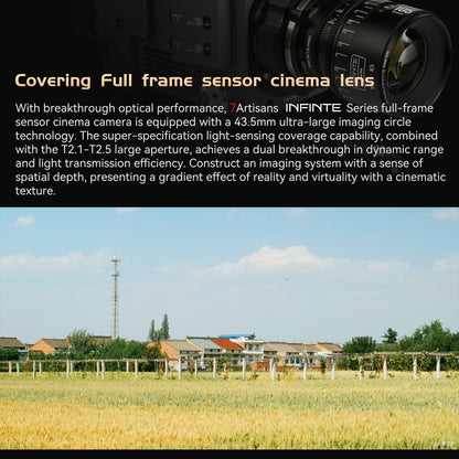 16/ 24/ 35/ 50/ 85/ 105/ 135mm T2.1-2.5 Full Frame Cine Lens for EF/PL