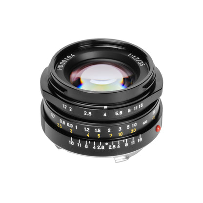 7Artisans × Seagull M 35mm F1.7 Full-frame lens for Leica M（Black）