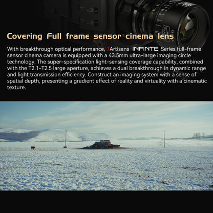 16/ 24/ 35/ 50/ 85/ 105/ 135mm T2.1-2.5 Full Frame Cine Lens for EF/PL