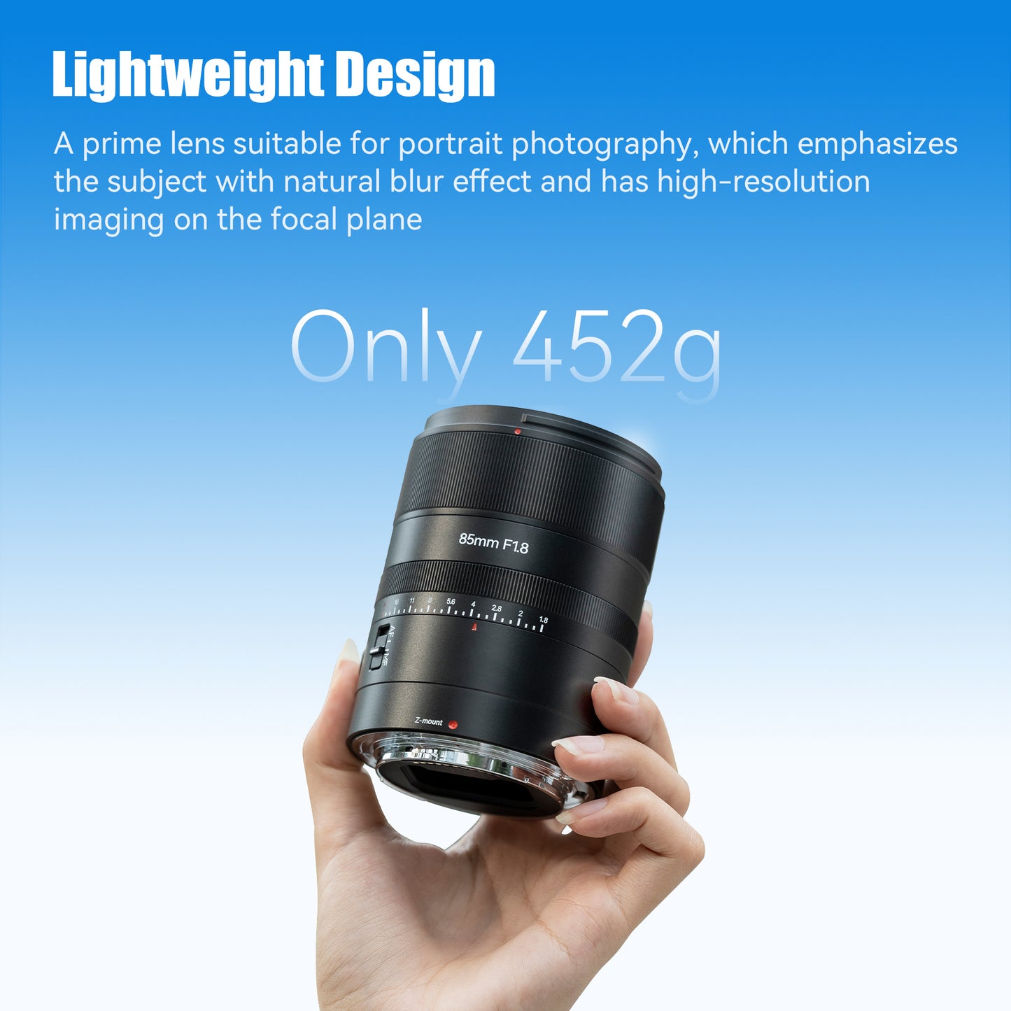 AF 85mm F1.8 Full-frame Lens for Z