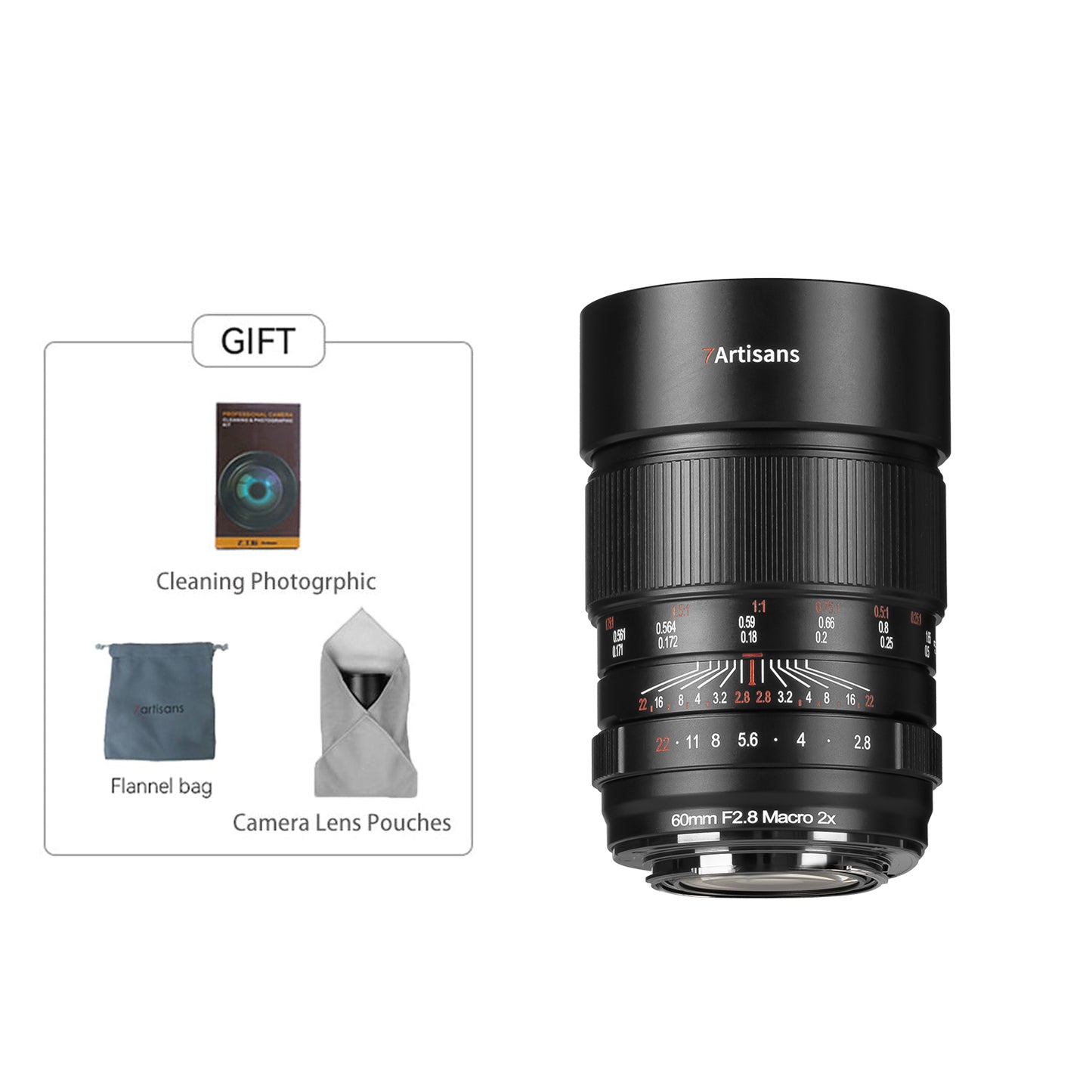 60mm f/2.8 Full-frame 2X Ultra-Macro Lens for E/RF/Z