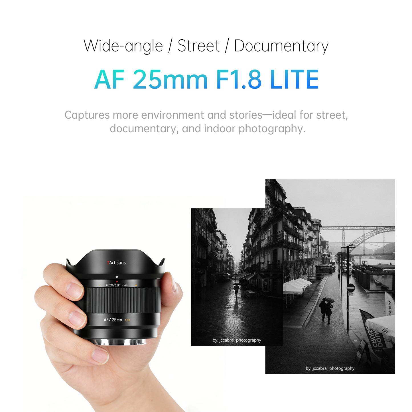 AF 25/35/50mm F1.8 APS-C Lens for E/FX