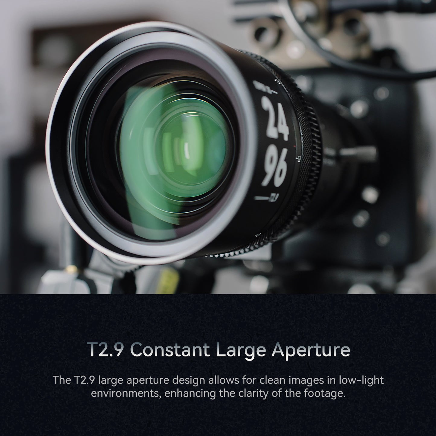 24mm-96mm T2.9 S35 Cine Zoom Lens for PL/EF