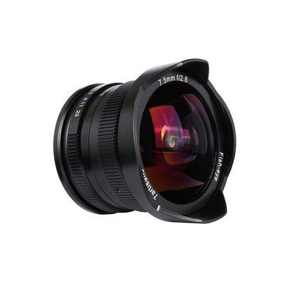 Used 7.5mm f/2.8 APS-C lens for E/EOS-M/M43