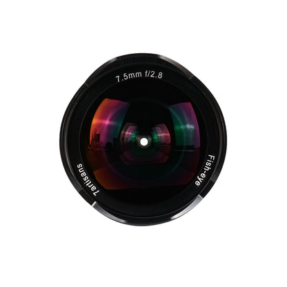 Used 7.5mm f/2.8 APS-C lens for E/EOS-M/M43