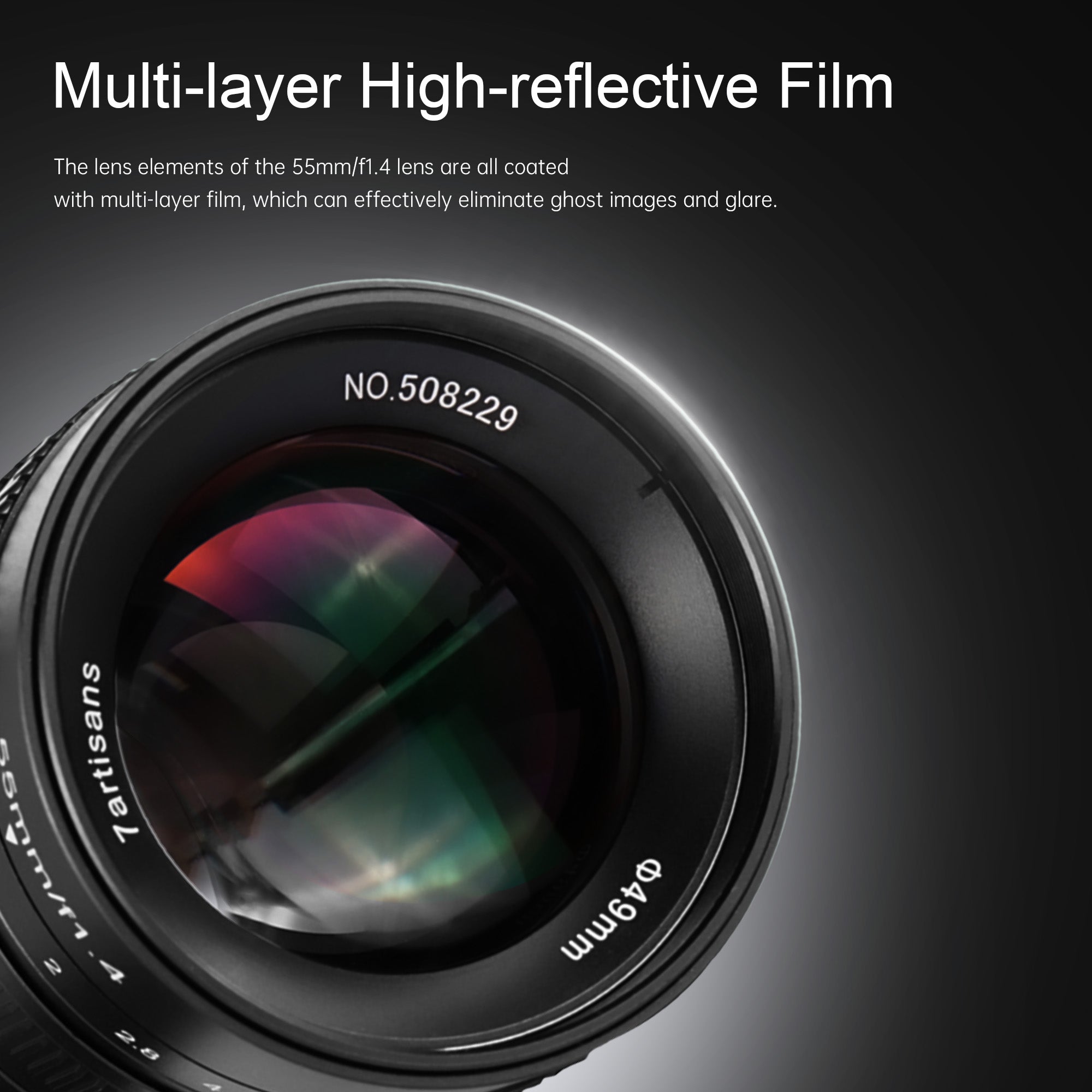 MF 55mm f/1.4 APS-C lens for FX – Official 7Artisans Store
