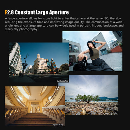 14mm f/2.8  Full-frame Wide Angle Lens for Sony E/Canon EOS-R/Nikon Z/ Panasonic L LUMIX S