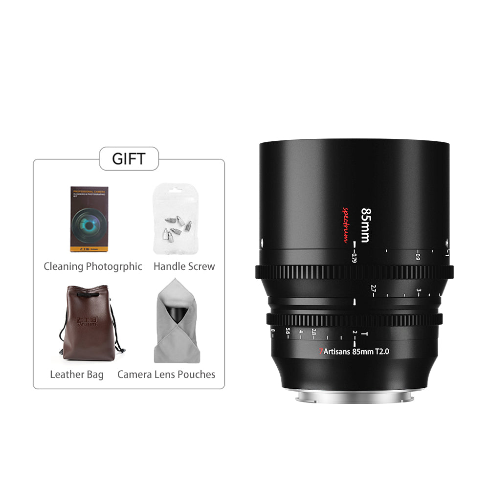 85mm T2.0 Full Frame Cine Lens For E/EOS-R/L/Z