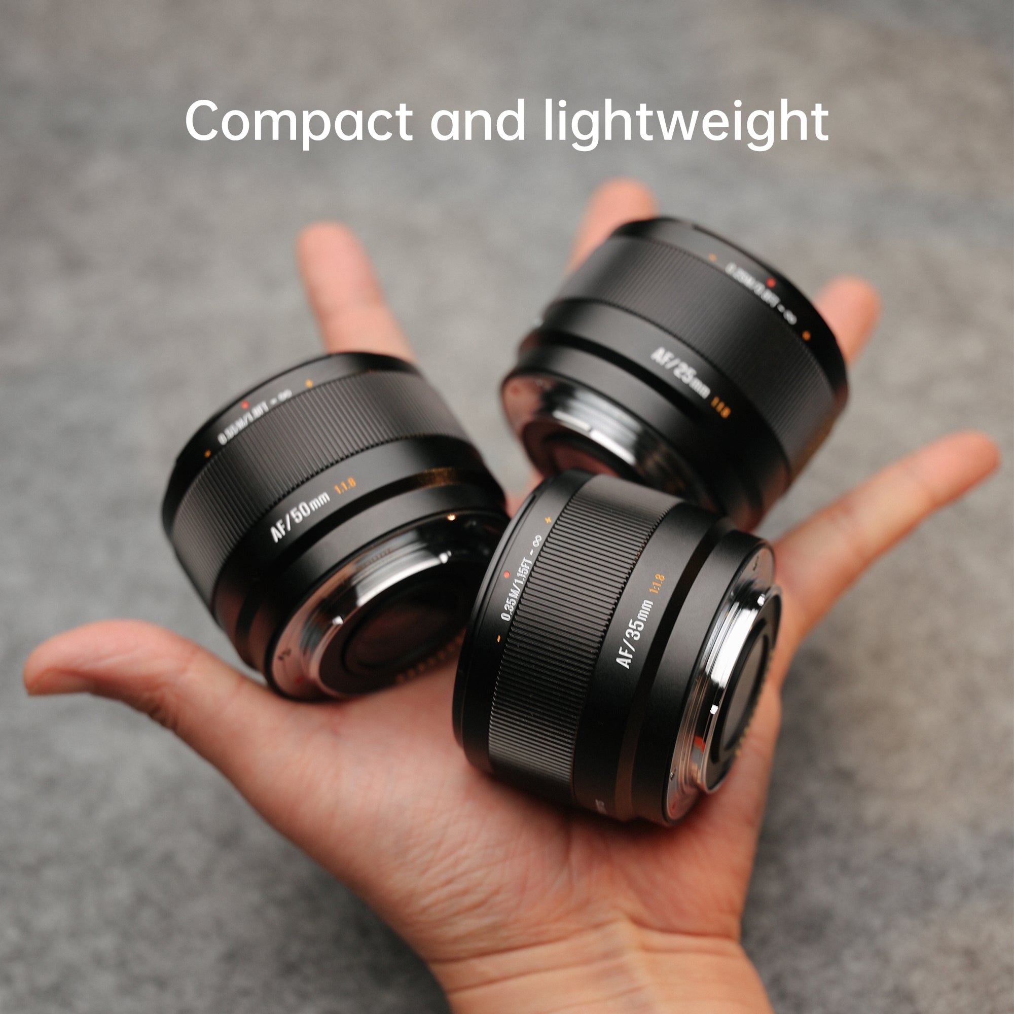 AF 25/35/50mm F1.8 APS-C Lens for E/FX – Official 7Artisans Store