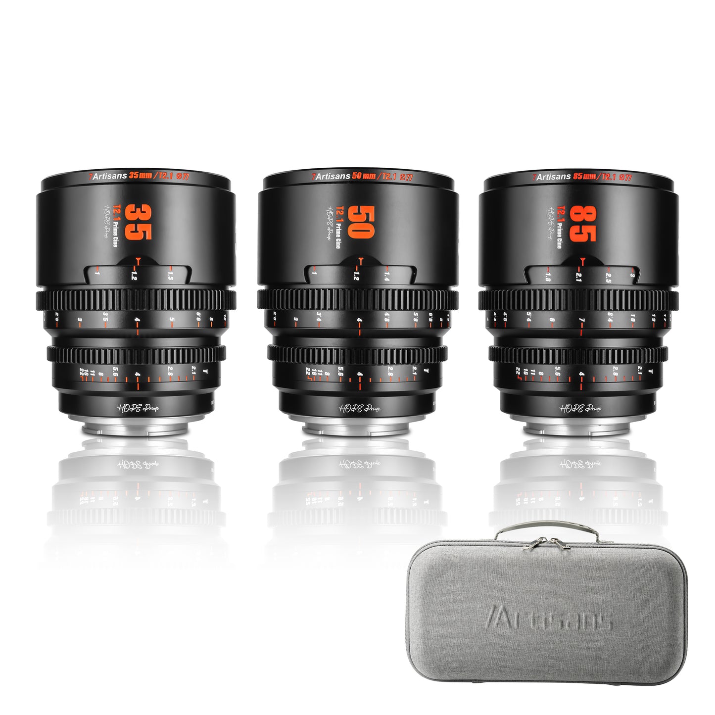 10mm/16mm/25mm/35mm/50mm/85mm T2.1 S35 Cine Lens