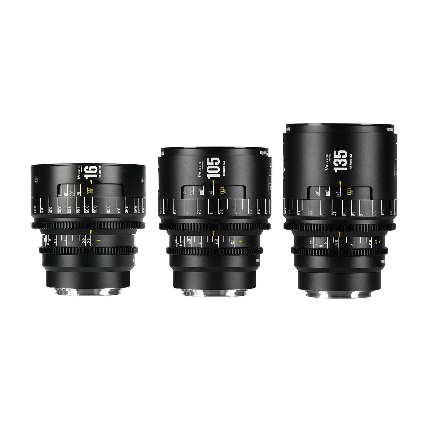 16/ 24/ 35/ 50/ 85/ 105/ 135mm T2.1-2.5 Full Frame Cine Lens for EF/PL
