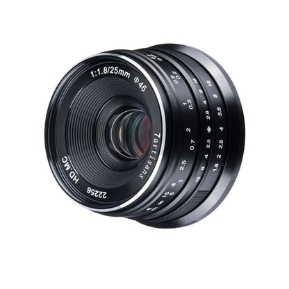 MF 25mm f/1.8 APS-C lens for E/M43/FX/Z