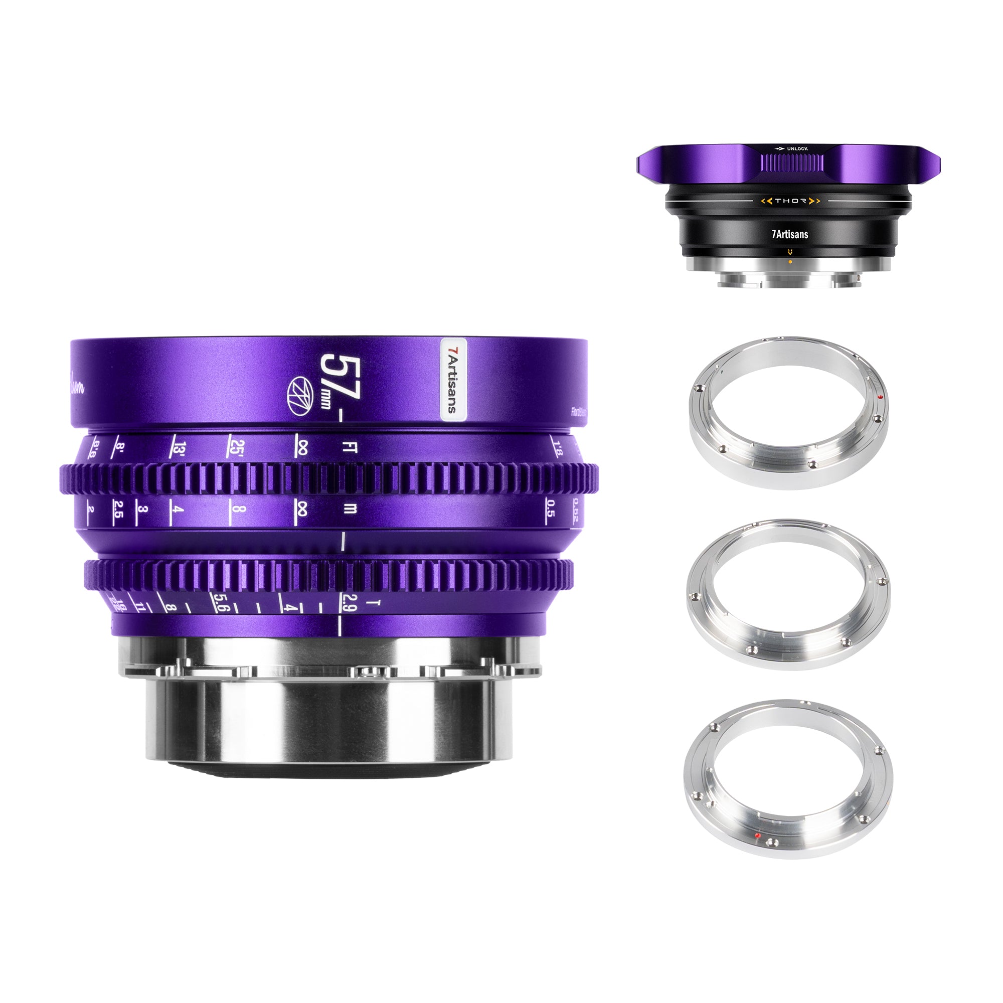 MF 37mm/57mm T2.9 Full Frame Cine Lens For PL – Official 7Artisans