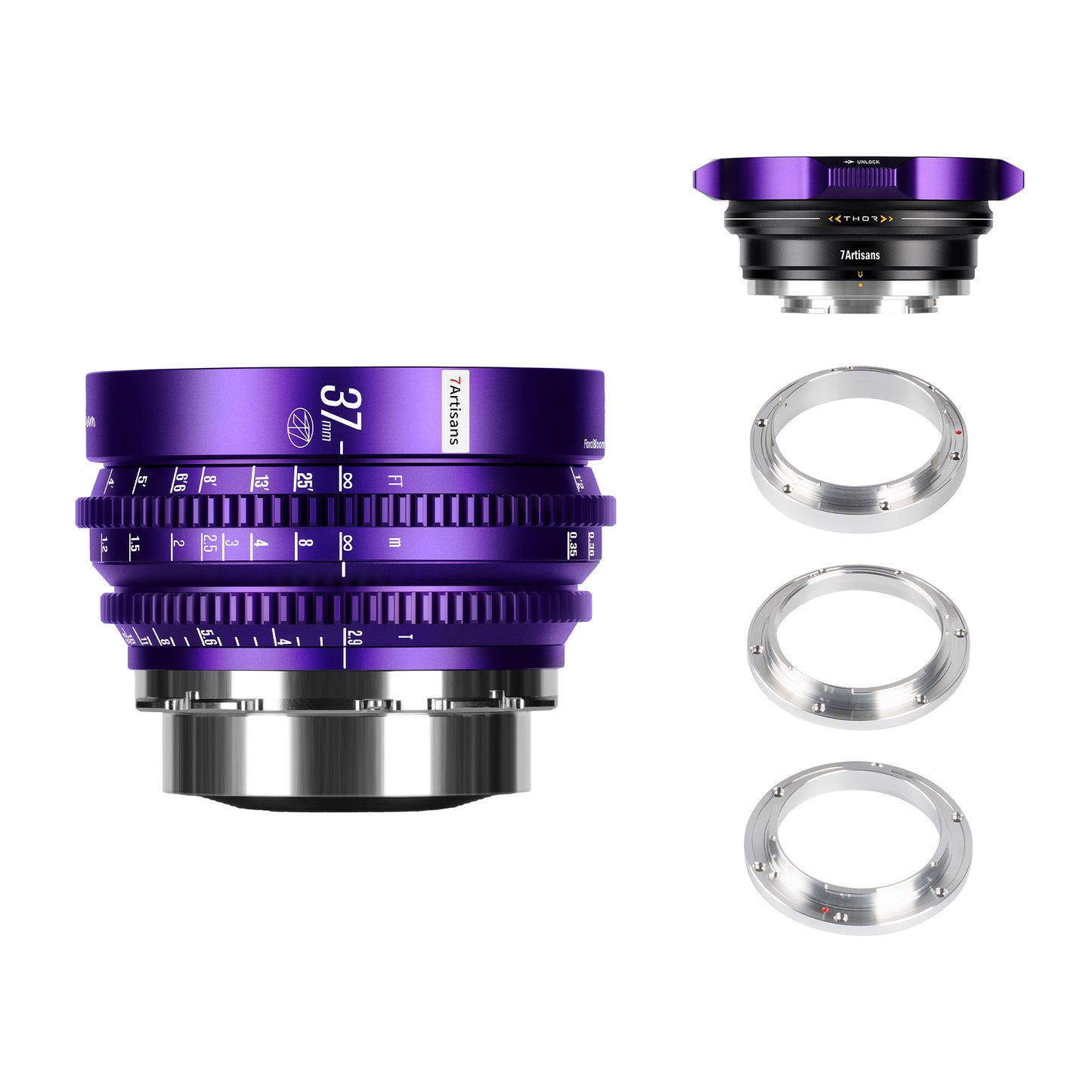 MF 37mm/57mm T2.9 Full Frame Cine Lens For PL