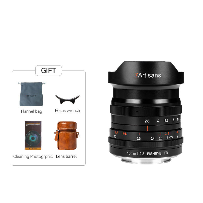 10mm f/2.8 Full-frame fisheye lens for E/L/R/Z/GFX( Medium Format )