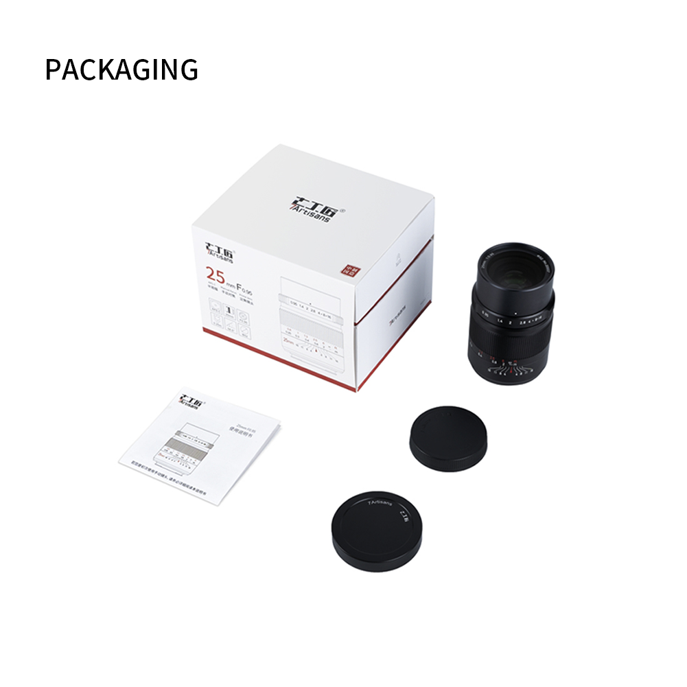 25mm f/0.95 APS-C lens for E/EOS-M/FX/M43/L/R/Z