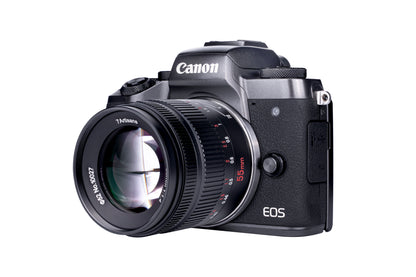 55mm f/1.4 Mark II APS-C lens for E/EOS-M/EOS-R/FX/M43/Z