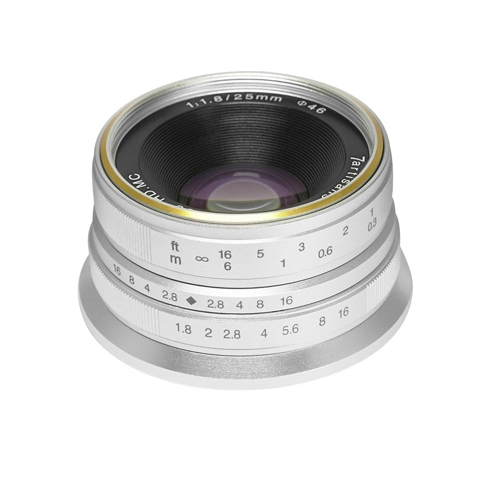 25mm f/1.8 APS-C lens for E/EOS-M/M43/FX/Z – Official 7Artisans Store