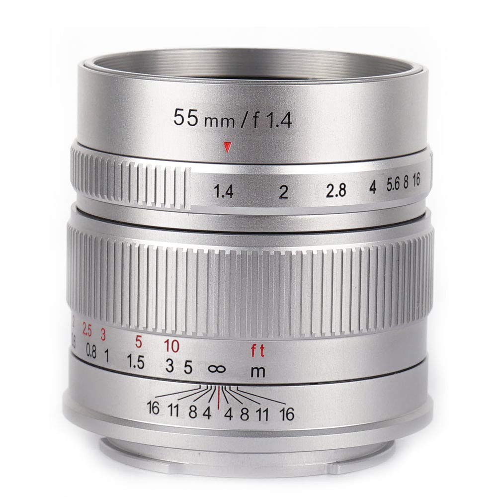 55mm f/1.4 APS-C lens for E/M43/EOS-M/FX