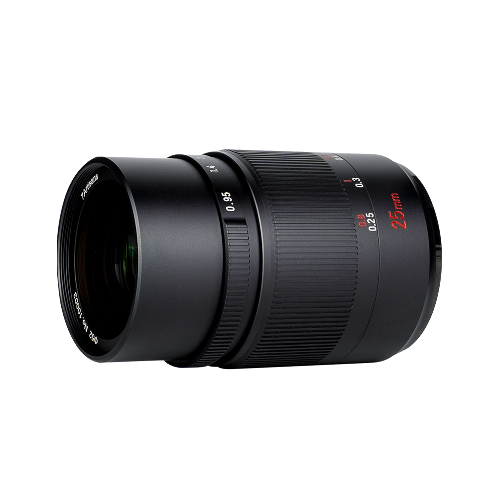 25mm f/0.95 APS-C lens for E/EOS-M/FX/M43/L/R/Z