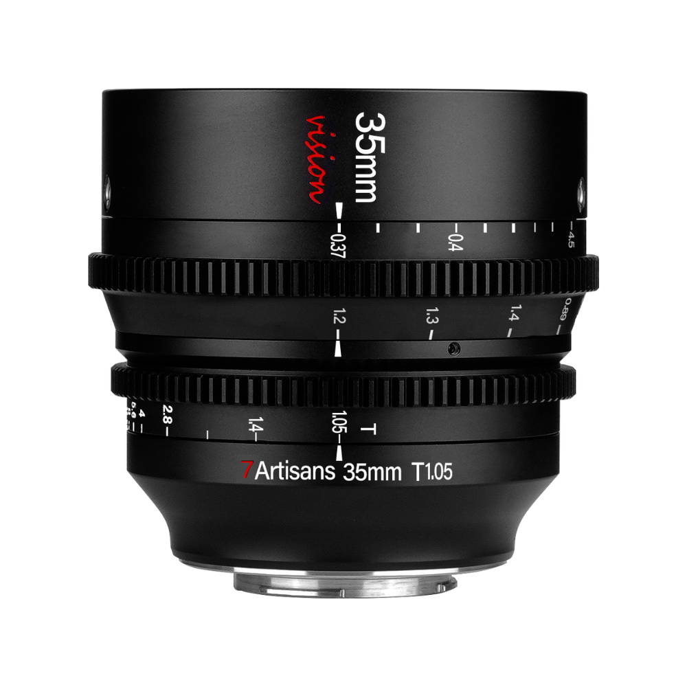 35mm T1.05 APS-C MF Cine Lens for E/FX/M43/EOS-R/L