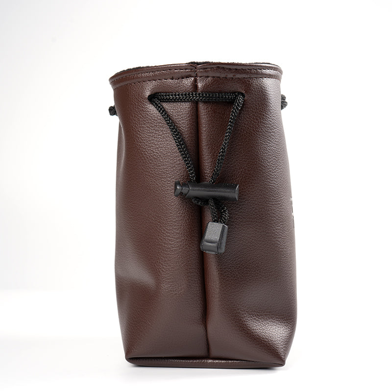 Leather bag for cameras and lenses