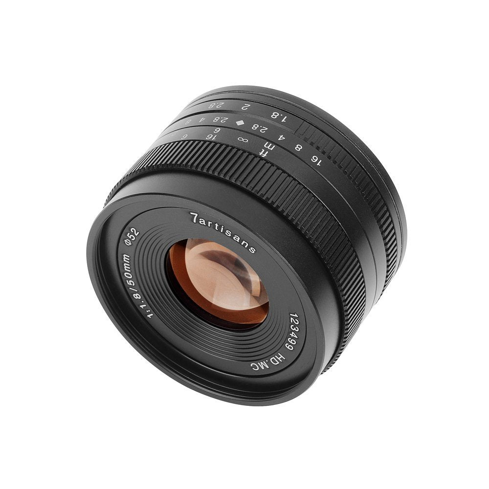 50mm f/1.8 APS-C lens for E/EOS-M/FX/M43 – Official 7Artisans Store