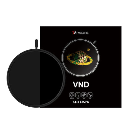 8-STOP VARIABLE ND FILTER（58mm-82mm）