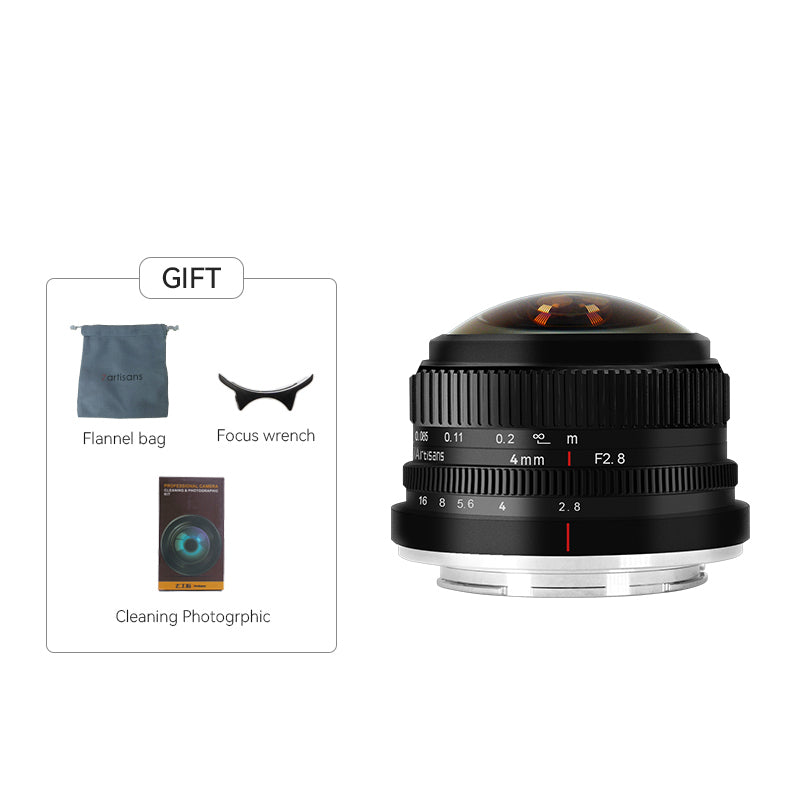 4mm f/2.8 lens for E/FX/M43/EOS-M