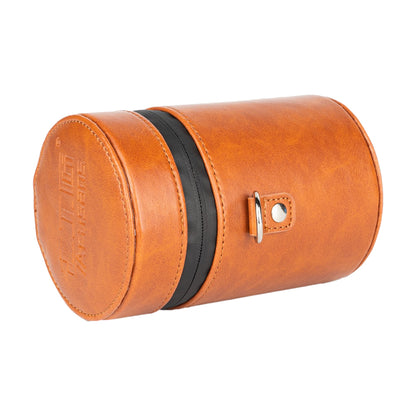 High-end PU leather lens case for camera lenses