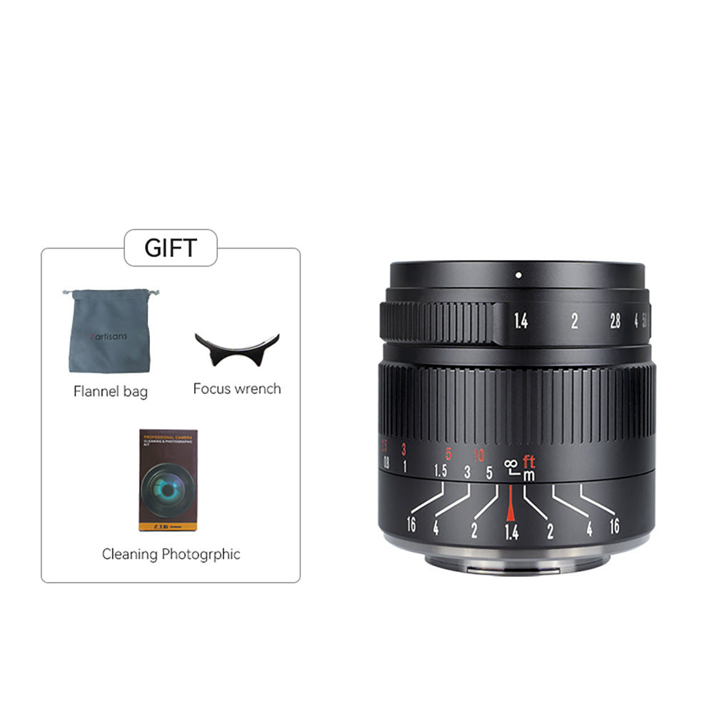 55mm f/1.4 Mark II APS-C lens for E/EOS-M/EOS-R/FX/M43/Z