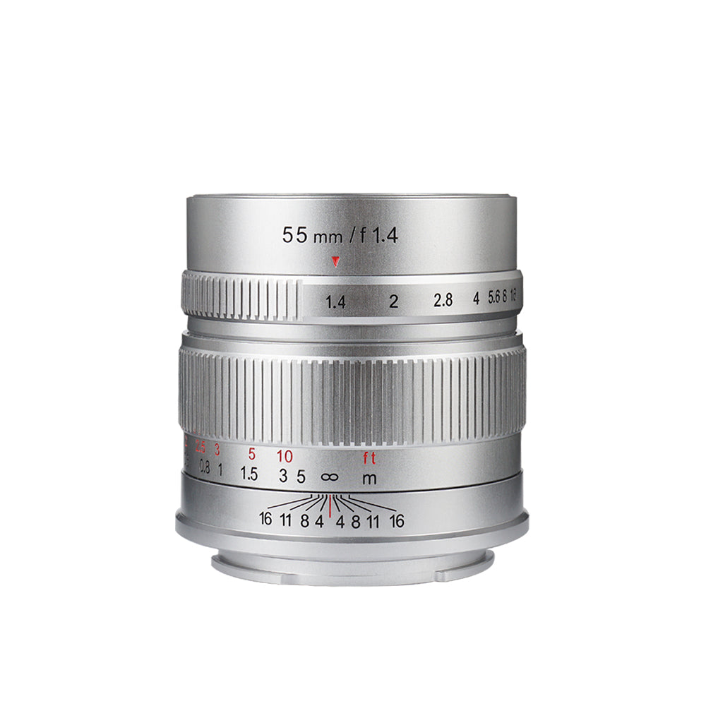 55mm f/1.4 APS-C lens for E/M43/EOS-M/FX