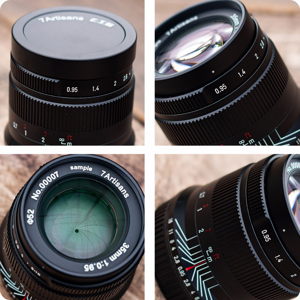 35mm f/0.95 APS-C lens for E/EOS-M/FX/M43/Z/EOS-R – Official