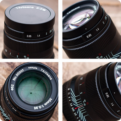 35mm f/0.95 APS-C lens for E/EOS-M/FX/M43/Z/EOS-R