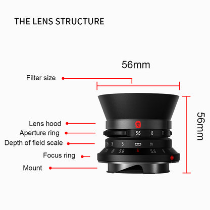 M28mm f/5.6 Full-frame lens for Leica M