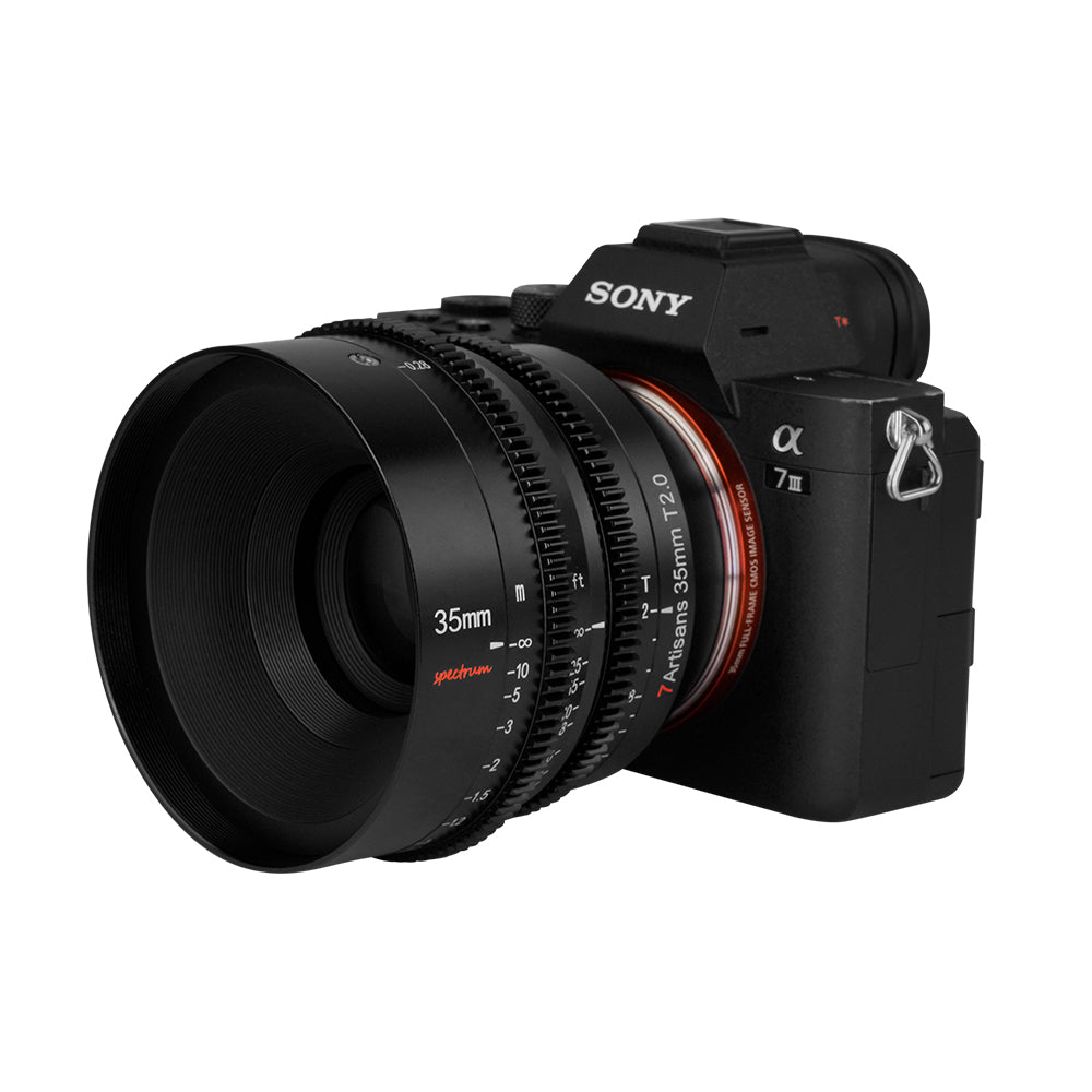 35mm T2.0 Full Frame Cine Lens For Sony E FX3 Leica SIGMA L SL Nikon Z Z50