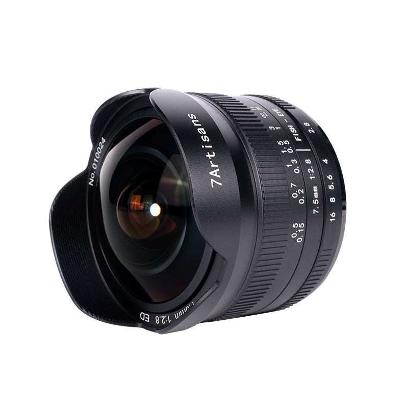 7.5mm f/2.8 Mark II APS-C lens for E/EOS-M/EOS-R/FX/M43/Z