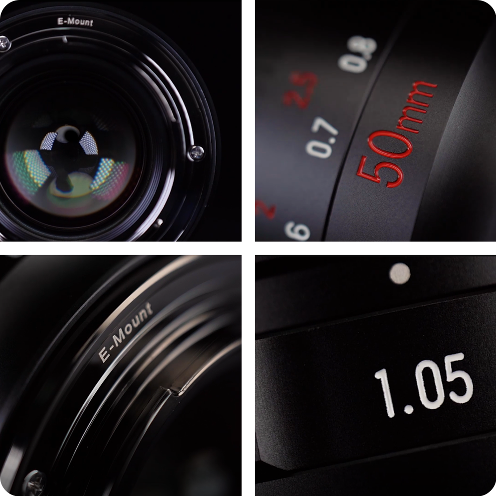 50mm f/1.05 Full-frame lens for E/L/R/Z
