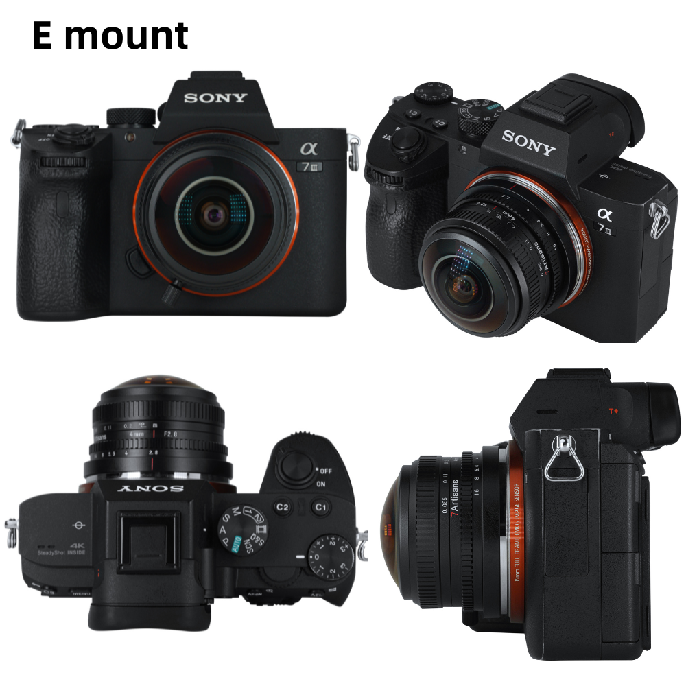 4mm f/2.8 lens for E/FX/M43/EOS-M