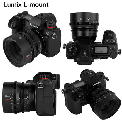 50mm T2.0 Full Frame Cine Lens For E/EOS-R/Z/L