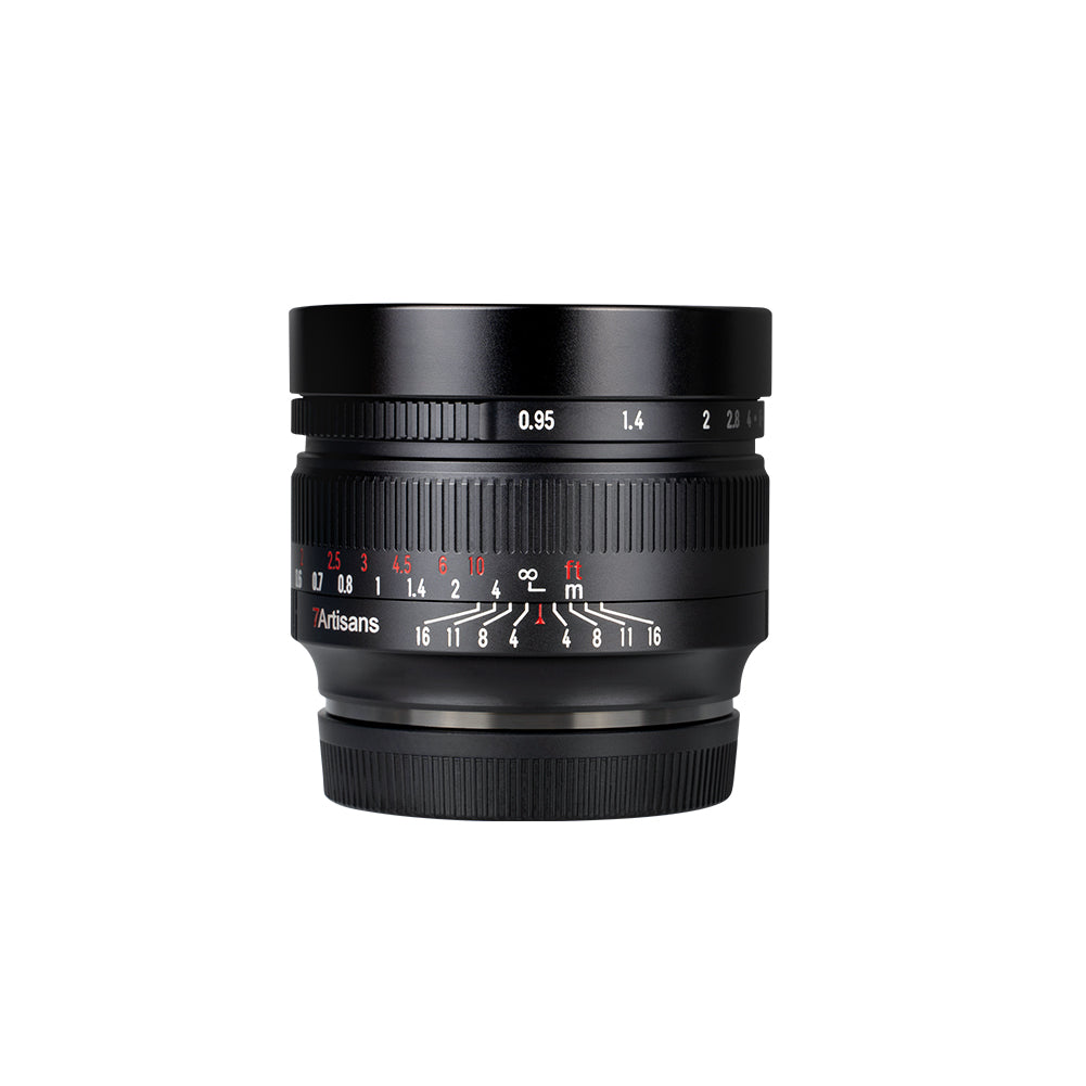 50mm f/0.95 APS-C lens for E/EOS-M/R/FX/M43/Z