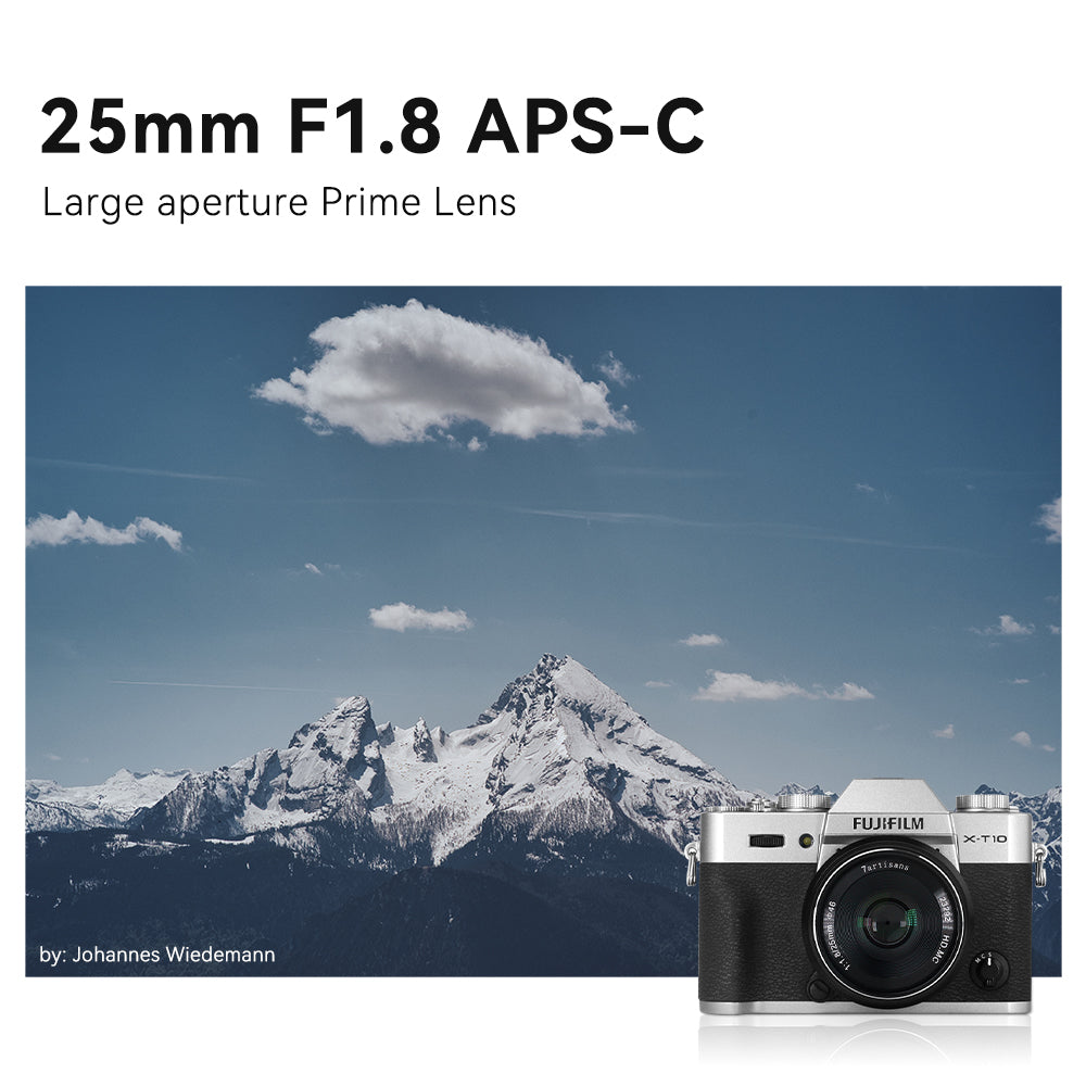 25mm f/1.8 APS-C lens for E/EOS-M/M43/FX